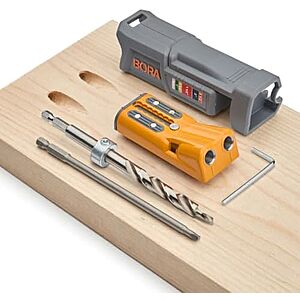 [AC] $24.98 | BORA Pro Compact Metal Pocket Hole Jig Kit, Auto Adjusting Drill Guide at Amazon
