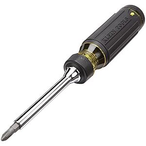 $19.98 | Klein Tools 15-in-1 Multi-bit Ratcheting Screwdriver at Amazon