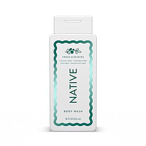 [SnS, AC] $13.35* | 3 &times; 18-Oz Native Body Wash (Fresh Mistletoe) ($4.45 each) at Amazon