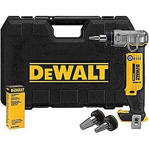 $299 | DEWALT DCE400B 20V MAX* 1" PEX Expander Tool (Tool Only) at Amazon