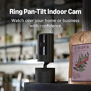 $34.99 | Ring Pan-Tilt Indoor Cam (newest model) at Amazon