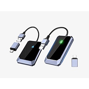 TERUNSOUl Wireless Carplay Adapters at Woot!