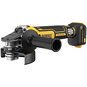 [NEW] $199 | DEWALT 20V MAX XR Brushless Cordless 4-1/2 in. - 5 in. Variable Speed Slide Switch Grinder (Tool Only) (DCG411VSB) at Amazon
