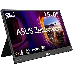 $99* | 15.6&Prime; ASUS ZenScreen 1080P USB-C Portable Monitor at Amazon