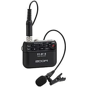 [NEW] $109.99 | Zoom F2-BT Lavalier Recorder with Bluetooth at Amazon
