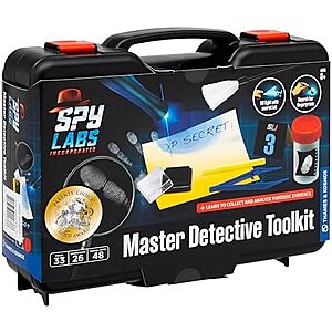[NEW] $24.93 | Spy Labs Master Detective Toolkit V2 | Forensic Science Kit at Amazon
