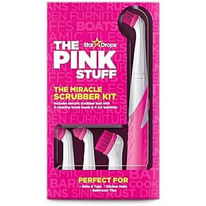 [SnS, AC] $10.27 | Stardrops The Pink Stuff The Miracle Scrubber Kit w/ 4 Cleaning Brush Heads at Amazon