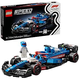 $19.99 | 248-Piece LEGO Speed Champions - Visa Cash App VCARB 01 F1 (77246, 2025) at Amazon