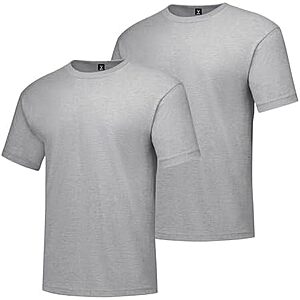 $9.78 | 2-Pk Hanes Men's Beefy-T Heavyweight Cotton Crewneck T-Shirts at Amazon