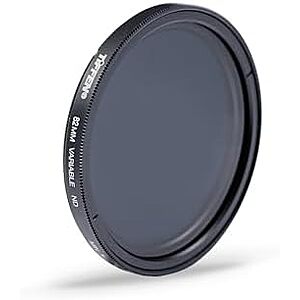 [NEW] $99.99 | Tiffen 82mm Variable Neutral Density Filter 2 to 8-Stop Light Control at Amazon