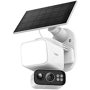 $79.99* | Tapo 2K Outdoor Solar Floodlight Security Camera Kit + 25% Back w/ Prime Visa Card at Amazon