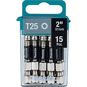 [NEW] $12.20 | Makita E-01074 Impact XPS&trade; T25 Torx 2" Power Bit, 15/pk at Amazon