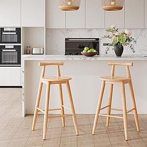 [NEW] $105.31 | Christopher Knight Home Yoly Counter Height Bar Stools Set of 2, Natural at Amazon