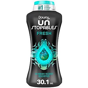 [SnS, AC] $35.27 | 3 &times; 30.1-Oz Downy Unstopables In-Wash Laundry Scent Booster Beads (Fresh) ($11.76 each) + $10 credit at Amazon