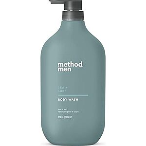 [SnS, AC] $45* | 5 &times; 28-Oz Method Men Body Wash (Sea + Surf) ($9 each) at Amazon