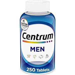 [SnS, AC] $5.79 | 200-Count Centrum Multivitamin for Men at Amazon