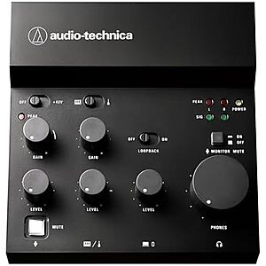 [NEW] $119 | Audio-Technica AT-UMX3 USB Desktop Audio Mixer at Amazon
