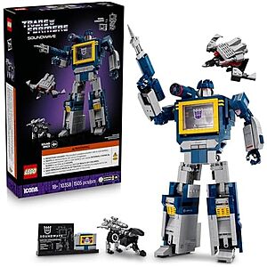 $163.99* | 1505-Pc LEGO Icons Transformers: Soundwave Building Set at Amazon