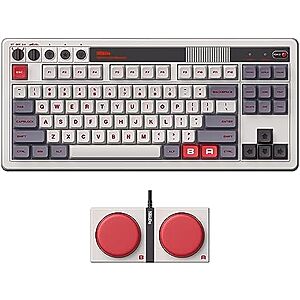 $69.99 | 8Bitdo Retro Mechanical Keyboard (N Edition) at Amazon