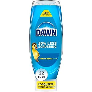 [SnS, AC] $7.96 | 3 &times; 22-Oz Dawn EZ-Squeeze Ultra Dish Soap (Original) ($2.65 each) at Amazon