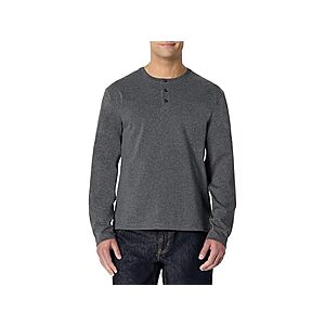 $6.99 | Amazon Essentials Men Long-Sleeve Henley Shirt at Woot!