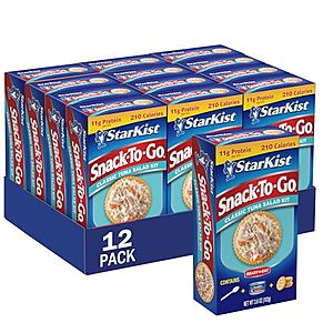 [SnS] $11.55* | 12-Pack 3.6-Oz StarKist Snack-To-Go Ready to Eat Meals Tuna Salad Kit at Amazon