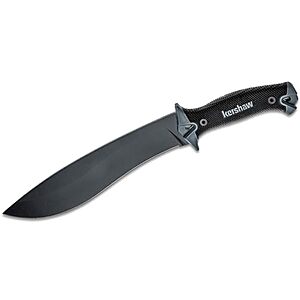 [NEW] $42.83 | Kershaw Camp 10 Machete, Black, 10 Inch Fixed Recurve Blade at Amazon