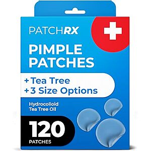 [SnS, AC] $4.18* | 120-ct PatchRx Pimple Patches for Face at Amazon