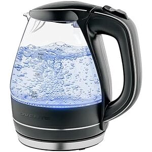 [AC] $14.61* | 1.5L Ovente Borosilicate Glass Electric Kettle at Amazon