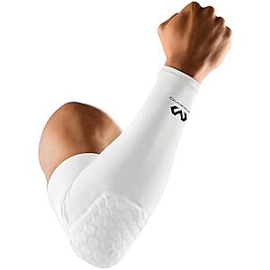 [NEW] $11.20 | McDavid HEX Shooter Arm Sleeve Single Padded Compression Sleeve Basketball Football Sports Protection at Amazon