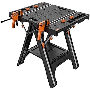 $109.99 | Worx Pegasus 2-in-1 Folding Work Table & Sawhorse at Amazon