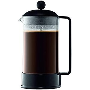 [AC] $29.98* | 2 &times; 34-Oz Bodum Brazil French Press Coffee Maker (Black) ($14.99 each) at Amazon