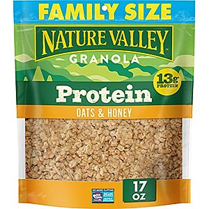 [SnS, AC] $25.09* | 7 &times; 16-Oz Nature Valley Big & Crunchy Granola Cereal (Oats & Honey) ($3.59 each) at Amazon