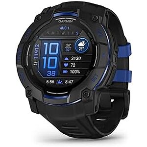 $349.99 | 50mm Garmin Instinct 3 Rugged Outdoor GPS Smartwatch at Amazon