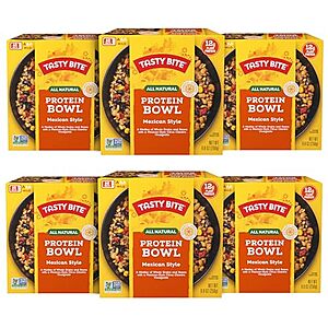 [SnS] $13.02 | 6-Pack 8.8-Oz TASTY BITE Mexican Protein Bowl at Amazon ($2.30 each)