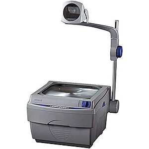 [NEW] $269.07 | Apollo Overhead Projector, Horizon 2, 2000 Lumen Output, 10" x 10", Closed Head (V16002M), Gray at Amazon
