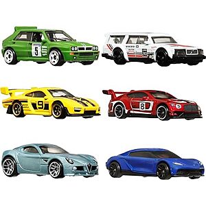 [NEW] $12.88 | 6-Pack Hot Wheels Car Culture Premium Set of 6 Die-Cast 1:64 Scale Euro Style Vehicles with Elevated Deco at Amazon