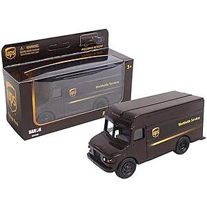 [NEW] $14.72 | Daron UPS Pullback Package Car Delivery Truck Toy at Amazon