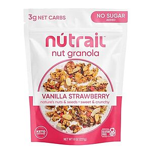 [NEW, SnS] $5.94 | 8-Oz NuTrail Nut Granola Cereal (Vanilla Strawberry) at Amazon