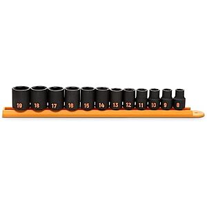 [NEW] $22.97 | GEARWRENCH 12 Pc 3/8" Drive 6 Pt Metric Hi-Viz Impact Socket Set | 84911H at Amazon