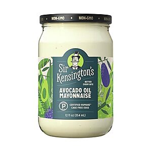[SnS, AC] $4.69* | 12-Oz Sir Kensington's Avocado Oil Mayonnaise at Amazon