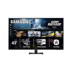 $270.39 | Samsung 43" Smart Monitor M7 (M70F) 4K UHD Display at Woot!