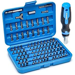 $14.19 | 101-Piece NEIKO 10082A Security Bit Set and Ratcheting Screwdriver at Amazon