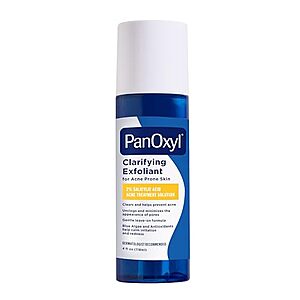 [SnS] $6.17 | 4-Oz PanOxyl Clarifying Exfoliant with 2% Salicylic Acid at Amazon