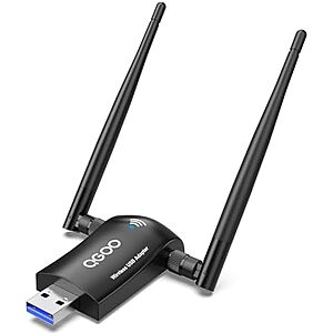 [AC] $6.06* | QGOO USB 3.0 Wi-Fi Adapter Network Dongle at Amazon