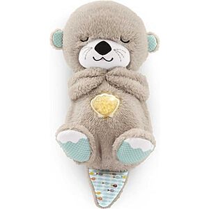 [AC] $27.74 | Fisher-Price Baby Toy Soothe 'n Snuggle Otter Portable Plush Sound Machine at Amazon