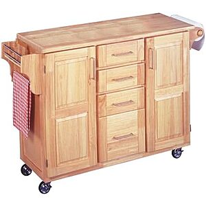 $104.30 | Homestyles General Line Mobile Kitchen Cart at Amazon