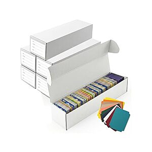 $4.99 | 6-Pack Trading Card Storage Box, 1100 at Woot!