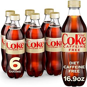 [SnS, AC] $11.19 | 3 &times; 6-Pack 16.9-Oz Diet Coke Caffeine Free Soda ($3.73 each) at Amazon
