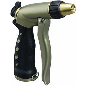 [NEW] $6.80 | Orbit 56254D Front Trigger Adjustable Hose Nozzle, Titanium at Amazon
